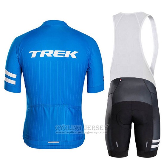 2018 Cycling Jersey Trek Bontrager Blue Short Sleeve and Bib Short
